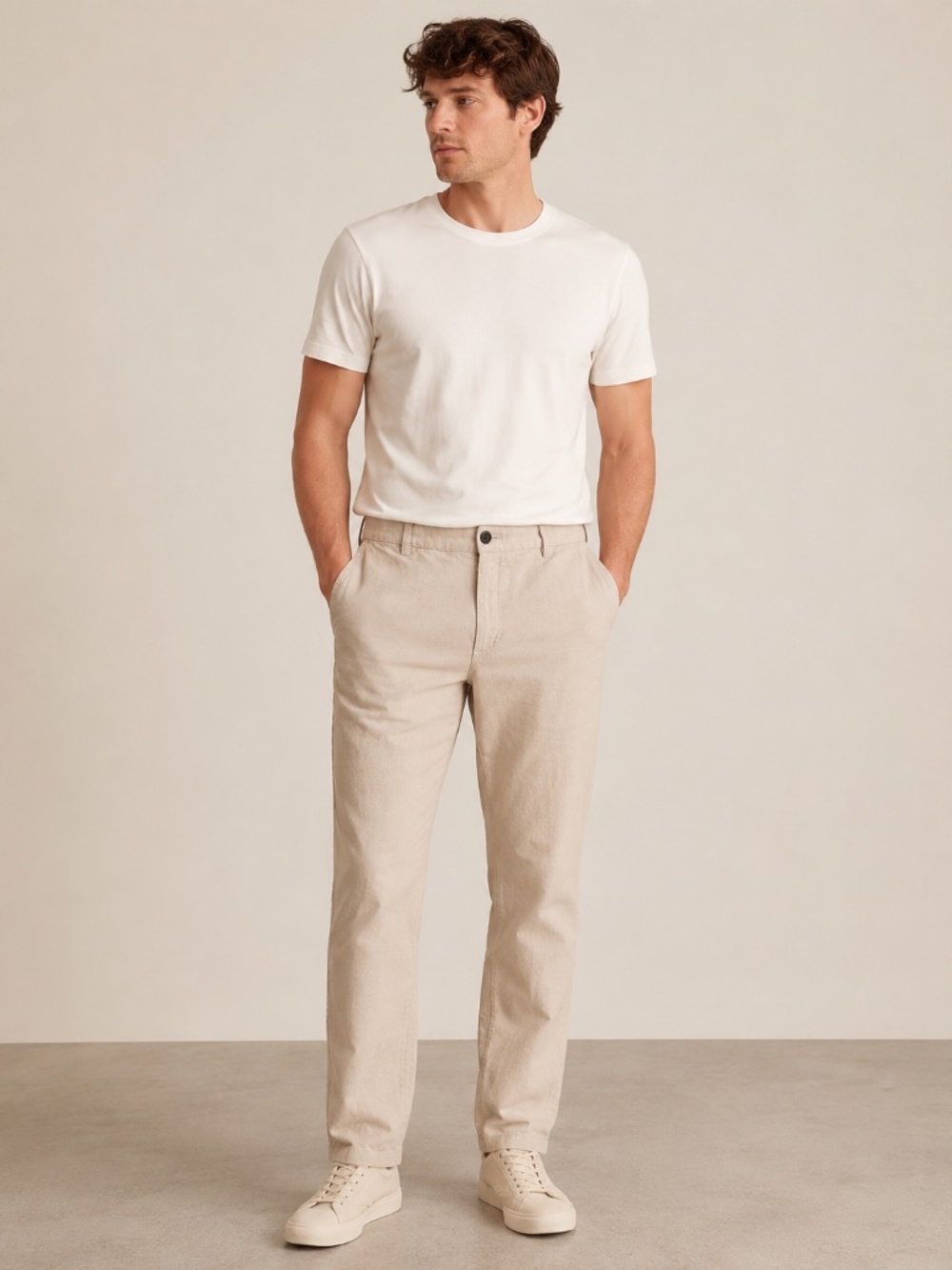 Banana Republic Light Beige Men’s Chino Pants -32x32
